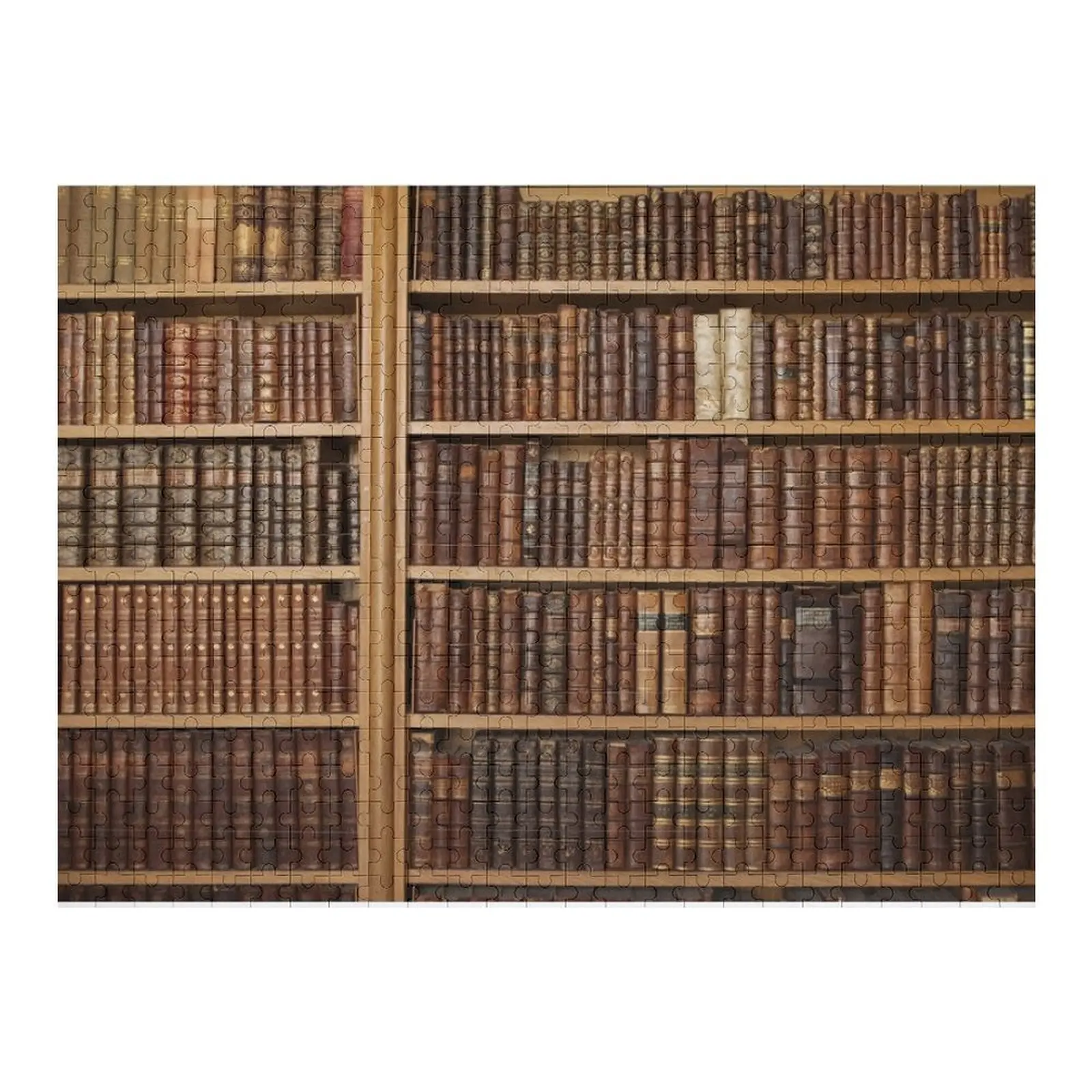 

Bookcase with old books Jigsaw Puzzle Children Baby Wooden Jigsaw Custom Personalized Baby Object Puzzle