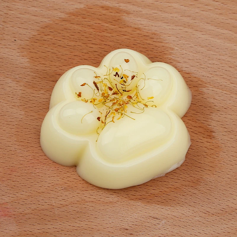 Leuke TPR Osmanthus Bloem Kat Poot Squishy Speelgoed Trage Rebound Stress Decompressie Speelgoed Voor Kinderen Gift