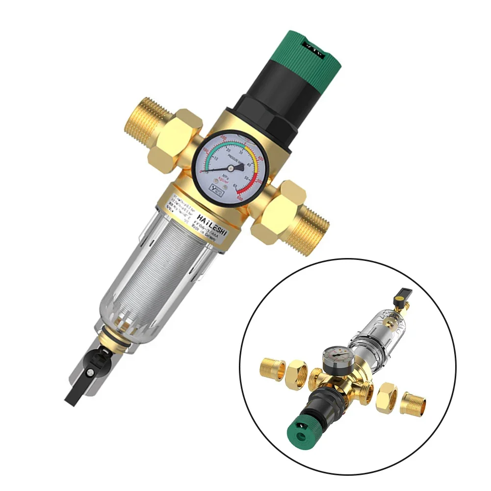 

Pipeline Filter Pressure Reducing Valve Safety Valve Pressure Regulator Rewind Filter For Clean Water Supply Plumbing Valve
