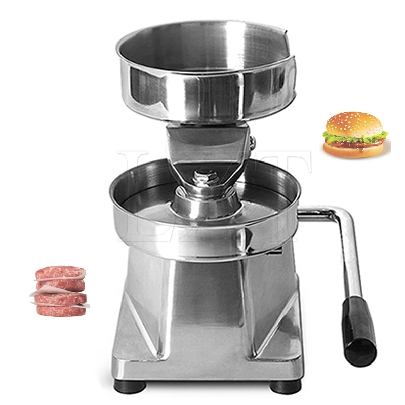 100MM-150MM Manual Hamburger Press Burger Forming Machine Round Meat Shaping Burger Patty Maker Aluminum Machine Heavy Duty