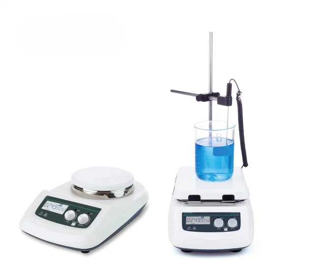 Heating Power 1000W   LED Digital Brushless  Magnetic Hotplate Stirrer 184x184mm Glass Working