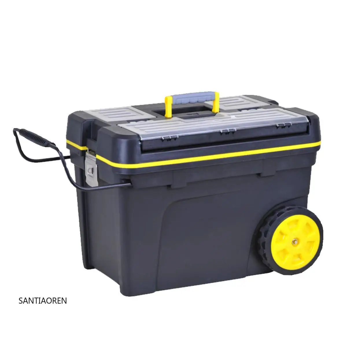 

Portable Large Wheeled Multifunctional Hard Case Waterproof Durable Plastic Toolbox for Home Vehicle Storage OEM ODM Supported