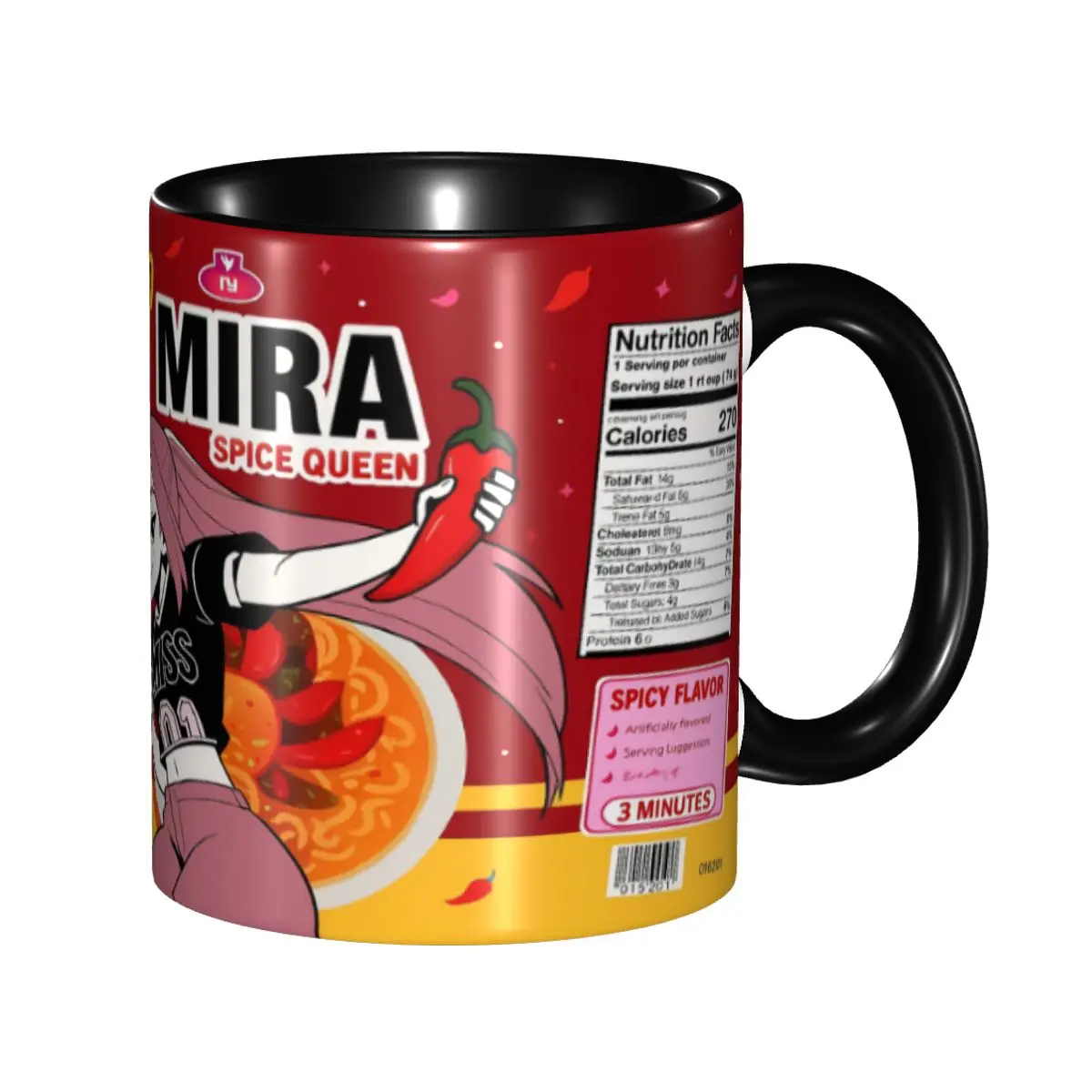 

Kpop Demon Hunters Ramen Mira Gift Mugs for Woman Man Novelty Tea Cup Present for Office