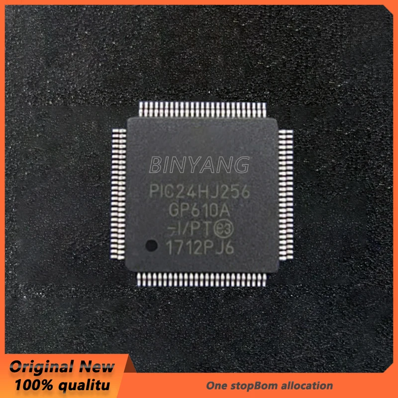 (1piece)100% New PIC24HJ256GP610A-I/PT QFP100 PIC24HJ256GP In Stock Chipset