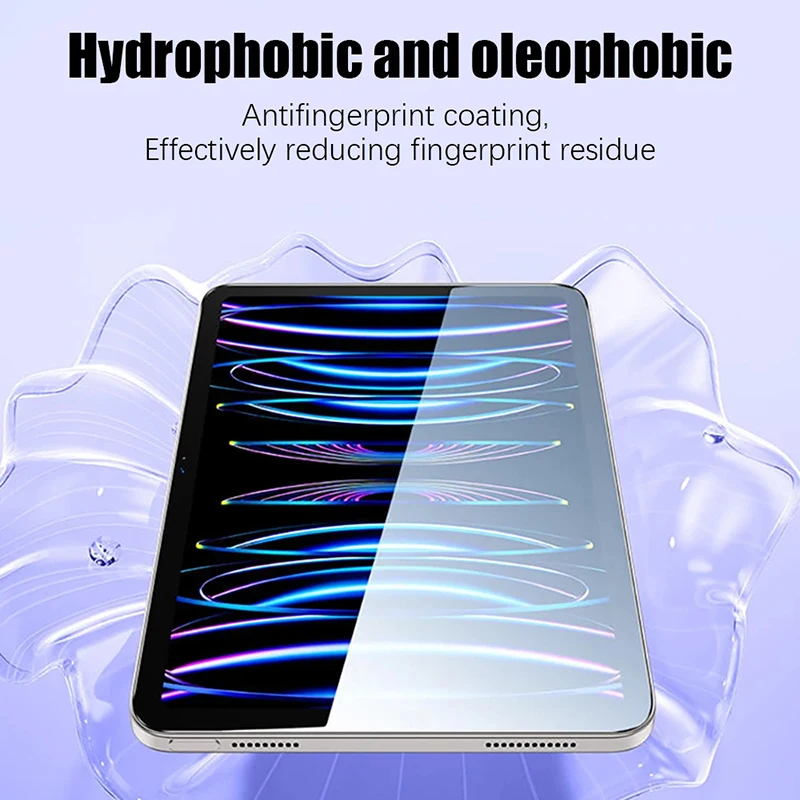 3Pcs Tempered Glass Film For Apple iPad 10th 9th 8th 7th Mini 6 5 4 3 For Apple iPad Air 5 4 3 Pro 11 2025 2024 2022 image 6