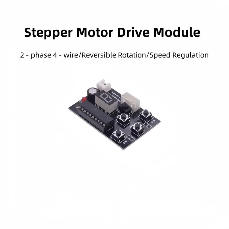 2 - Phase 4 - Wire Micro Stepper Motor Driver/Speed Regulator/Reversible Rotation Controller/Remote Control For 12/15BY Motors