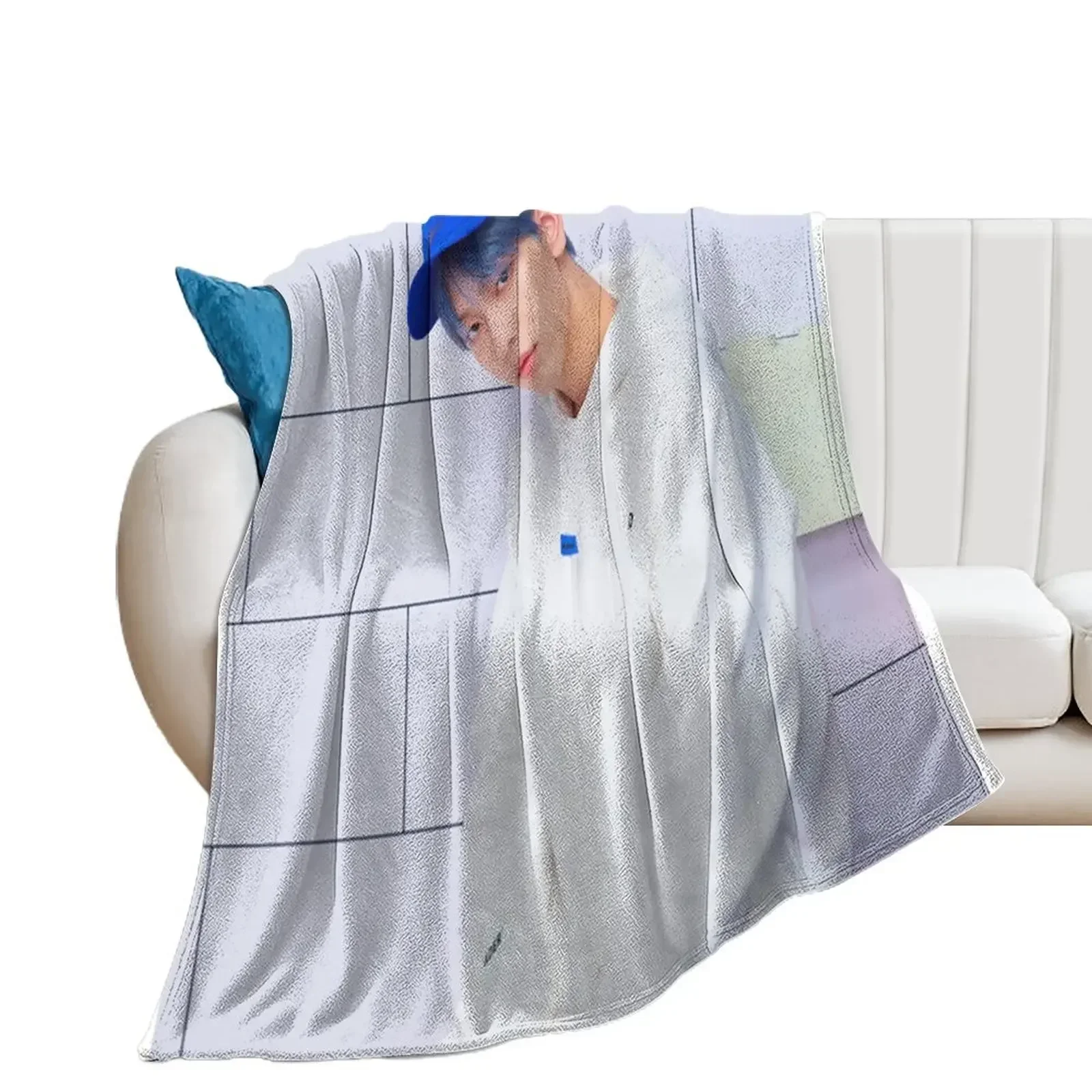 soobin Throw Blanket Thin Single manga Blankets