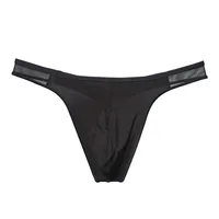 Men's Sport Thong Underwear Cotton Plussize Seaml;ess Breathable Comfortable Big Size No Show Underwear for Active Men 2