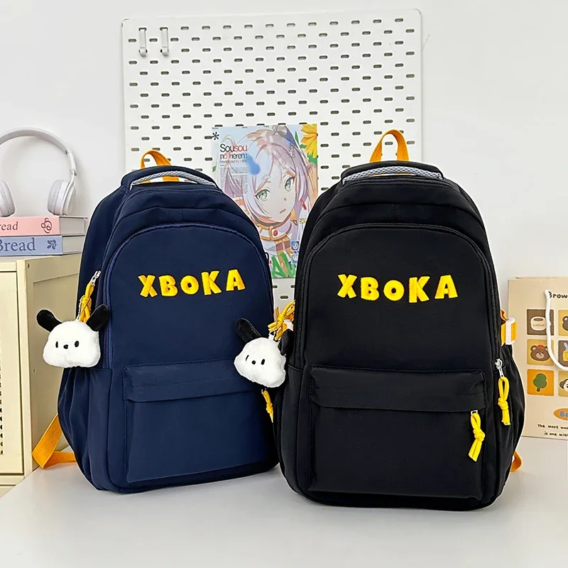 

New Cute Korean Version Nylon Floral Backpack School Flower Fashion Backpack Junior High School Backpack Travel Bag Highcapacity