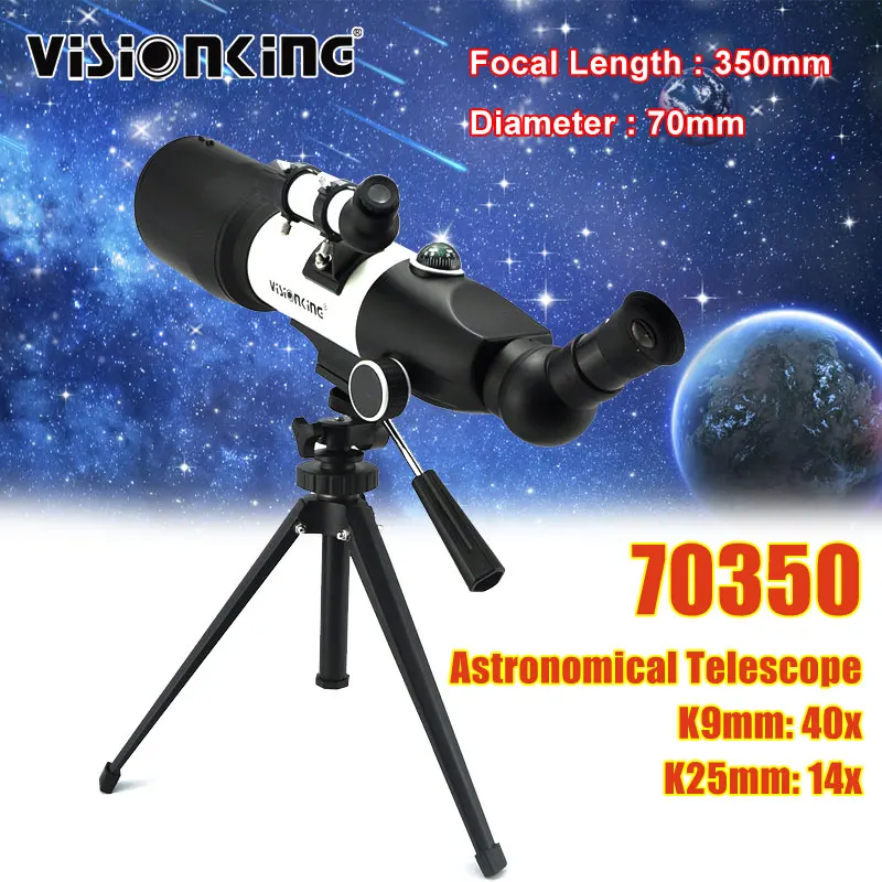 Visionking Astronomical Telescope 120 Times Zoom HD High-Power Portable Tripod Night Vision Deep Space Star View Moon Universe