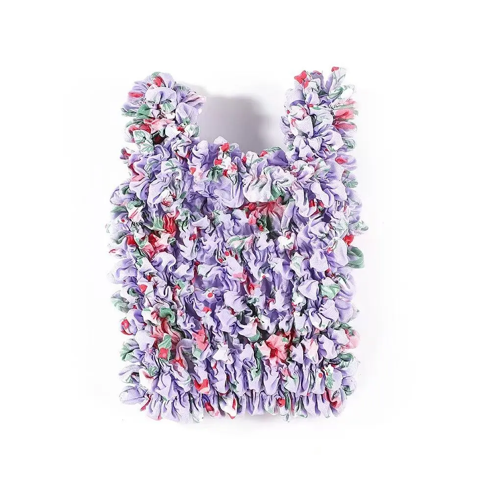 Reusable Bubble Foldable Stretch Bag Shopping Bag Multi Purpose Magic Stretch Puff Bag Handheld Large Capacity Storage Bag