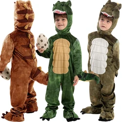 Unisex Girls Boys Gray Child T-Rex Cosplay Purim 2023 New Arrival Green Dinosaur Halloween Costume