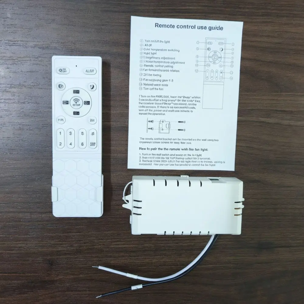Wireless Stepless Dimming Receiver 433MHz For Invisible Ceiling Fan Light Remote Replacement Controller Module Part