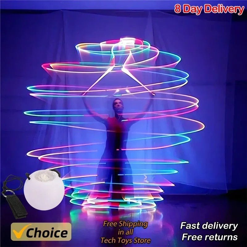 New LED Colourful Luminous Fling Ball Button Colour Changing Fitness Flash Ball Creative Juggling Ball Luminous Ball Toys