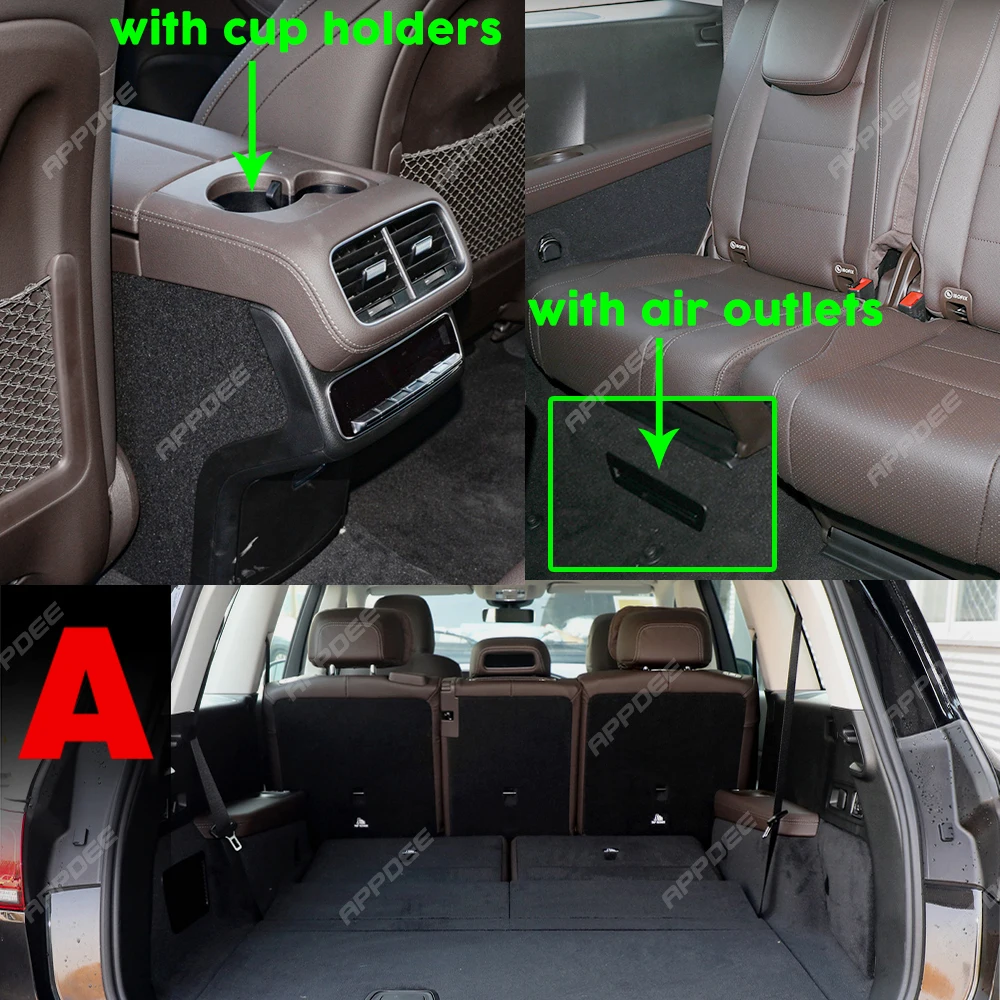 Car Floor Mats For Mercedes GLS X167 GLS400 450 580 (7 Seats) 2020 2021 2022 2023 2024 2025 Carpet Cover Interior Accessories