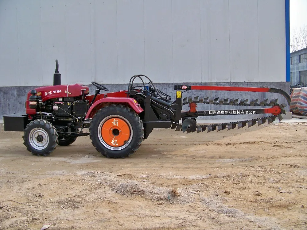 Ditcher Trencher Agricultural Tractor Ditching Machine Trenching Back Ditcher Ditching Machine