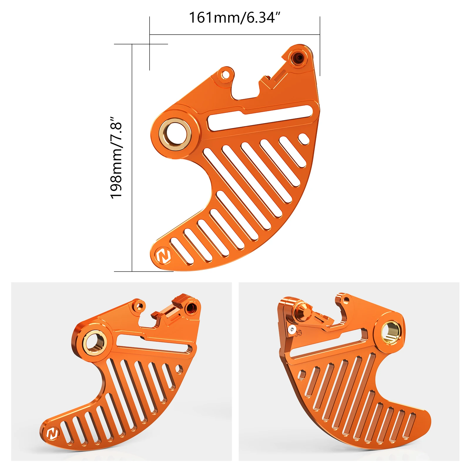 For KTM 2024 EXC 300 Rear Brake Disc Guard Protector SX 125 250 EXC-F 350 SX-F 450 XC 300 XCF XCW 500 XCFW 6 Days TPI 2004-2024