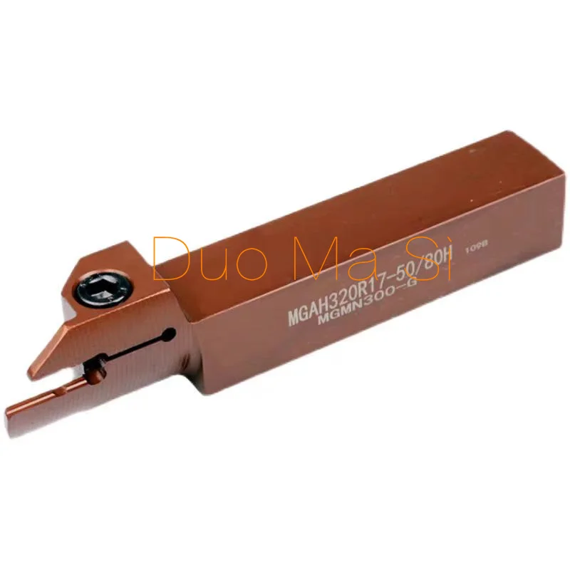 MIncome-Acier à ressort haut de gamme, H320R MIncome H325R Couteau rainuré à face d'extrémité, Large gamme 24/400mm pour tour à insert en carbure MGGN/MGMN300