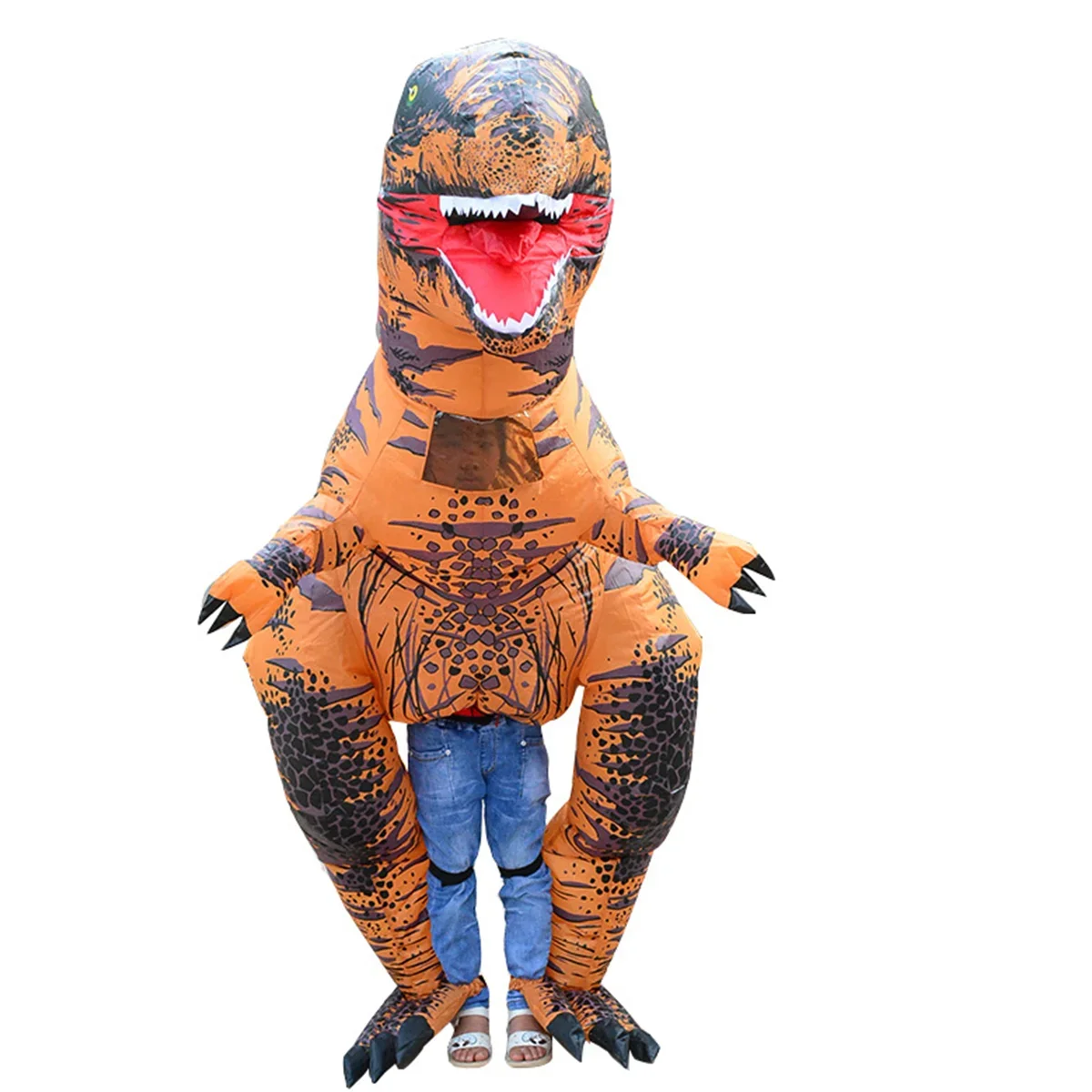 

Halloween Dinosaur Inflatable Costume Party Fun Role Play Dinosaur Inflatable Mascot Costume