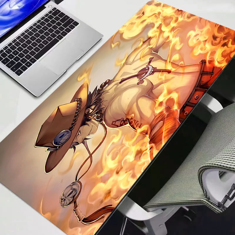 Alfombrilla de ratón grande One Piece Gamer, alfombrilla para teclado y ratón para PC, alfombrilla de escritorio para juegos, alfombrillas para ratón para CS GO LOL 900x400