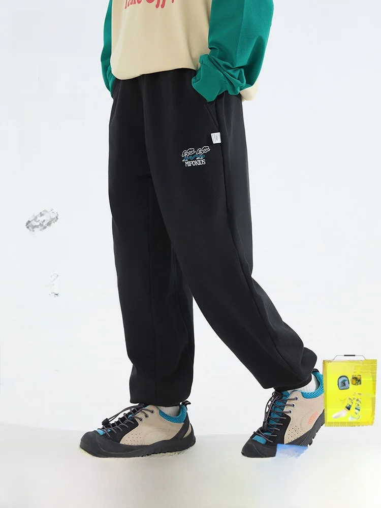 

Mipo Spring Children's Loose Sports Long Pants High Elasticity Skin-friendly Breathable Outdoor Comfortable School Campus Pants