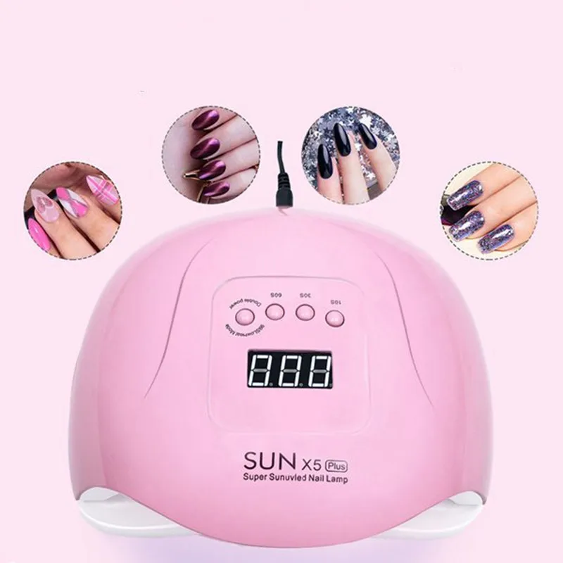 SUN X5 72W LED Lamp UV Gel Quick-drying Machine Nail Dryer Auto Sensor Manicure Tools Nail Phototherapy Lamp Nail Baking Lamp