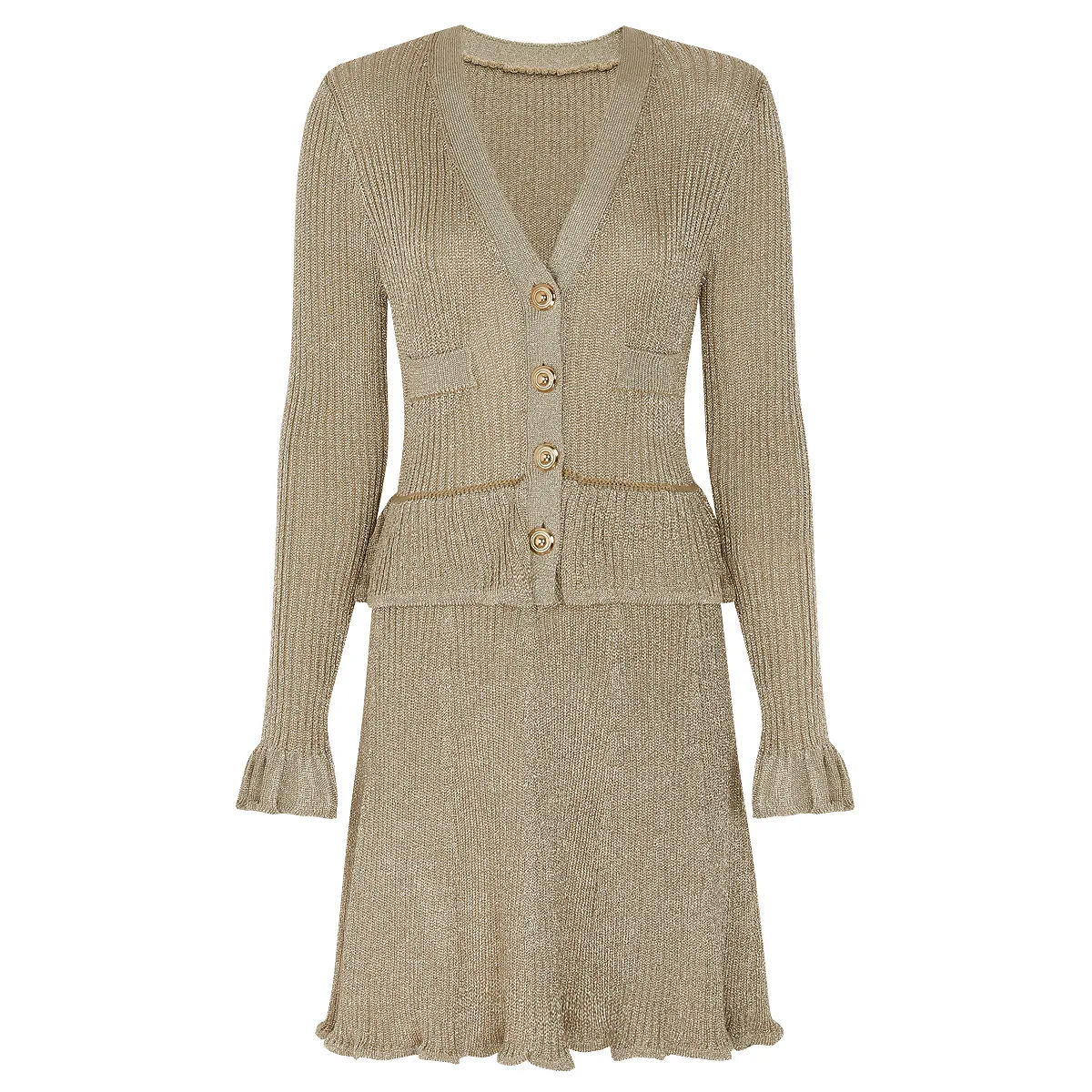 ZJYT Spring Autumn Fashion Knitting Sweater Dresses for Women Long Sleeve Elegant V Neck Winter Basics Short Party Dress Red