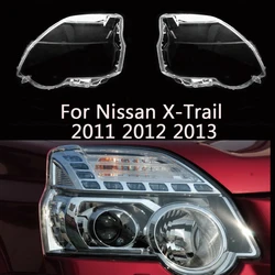 For Nissan X-Trail 2011 2012 2013 Headlights Lens Cover Headlamp Transparent Case Lampshade Replace Original Glass Lamp Shell