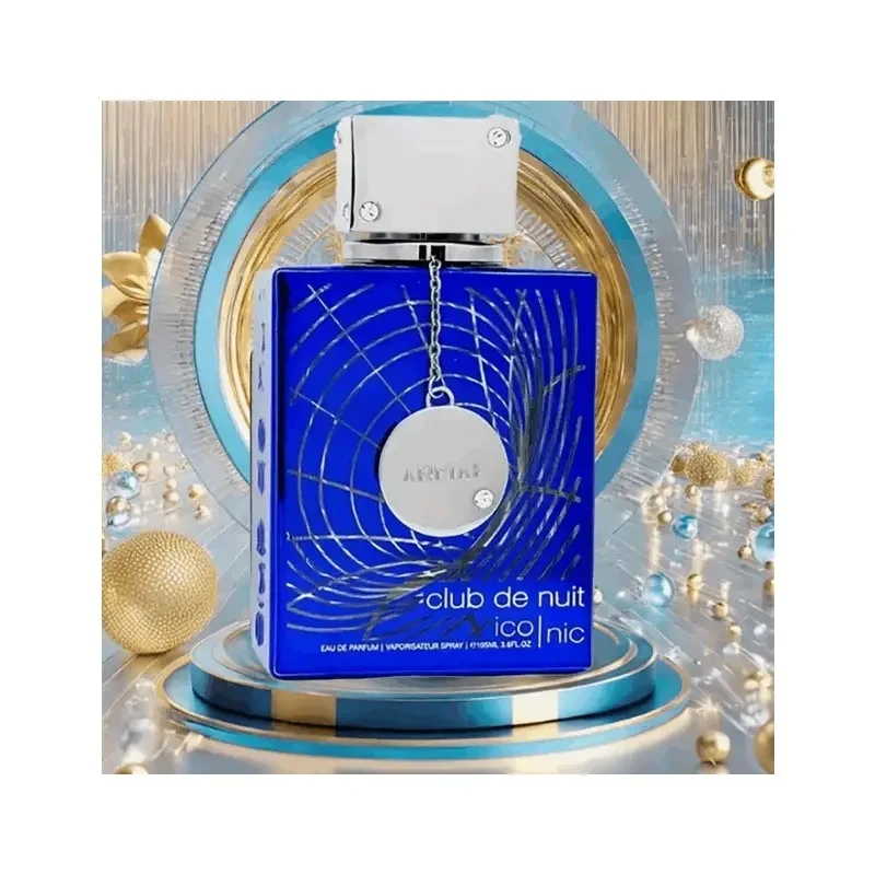 Armaf Club de Nuit Blue Iconic dla mężczyzn Eau de Parfum Spray, 100 ml, długotrwały zapach dla mężczyzn