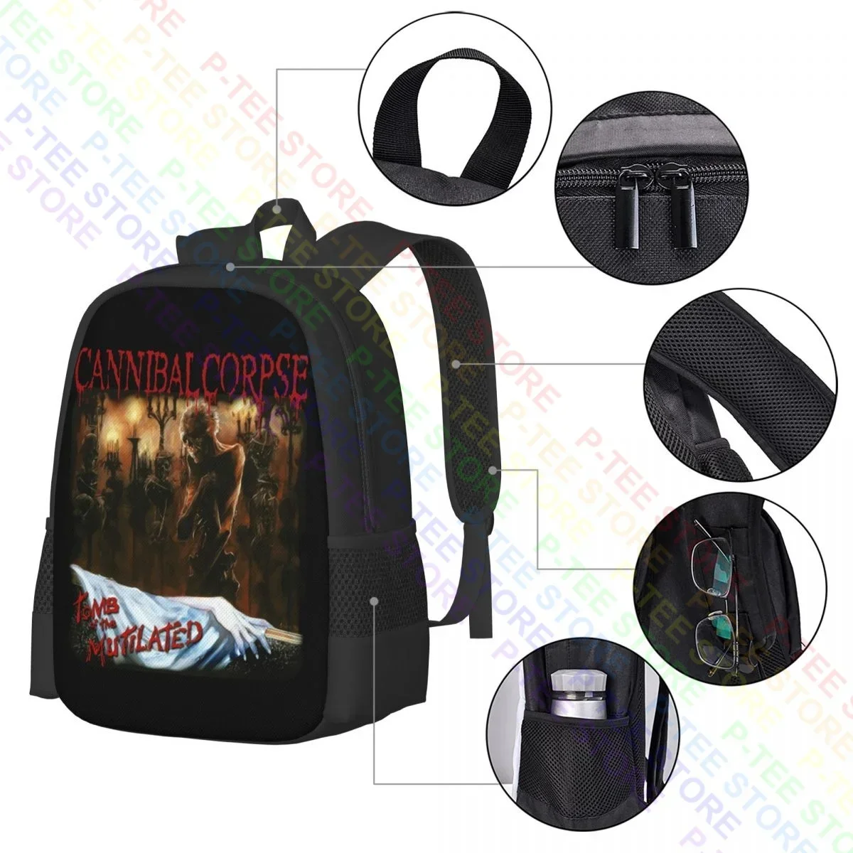 Cannibal Corpse Tomb Of The MutilatedBackpack Large Capacity Backpack Beach Bag