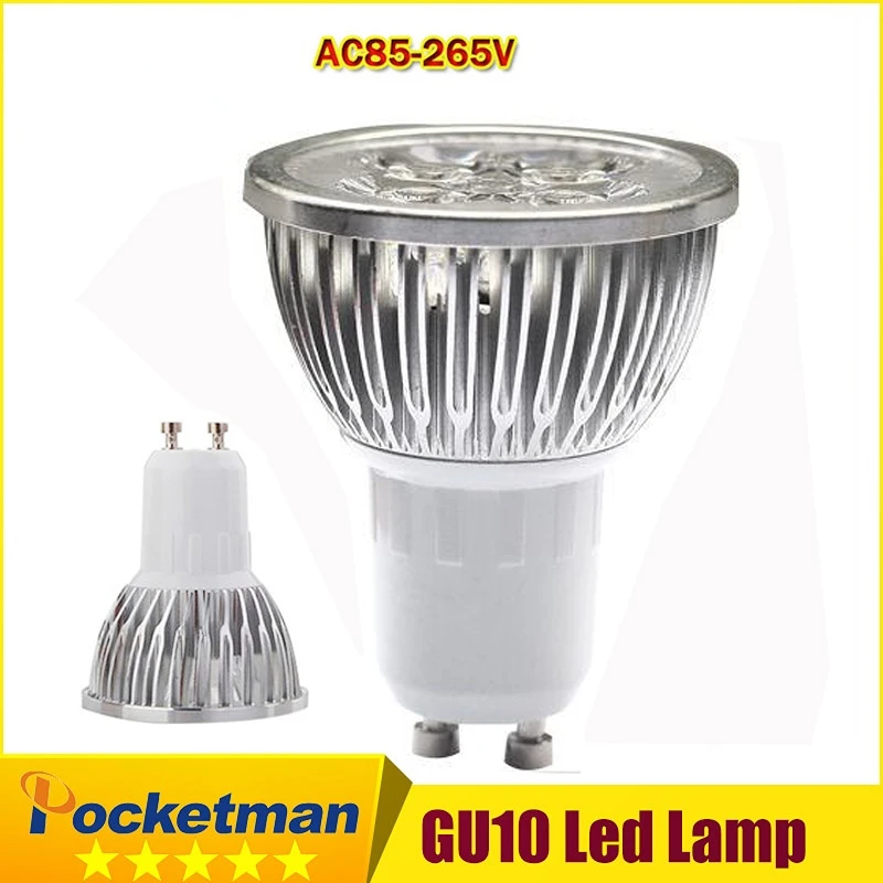 2022 Super Bright 9W 12W 15W GU10 LED Bulbs Light 110V 220V Dimmable Led Spotlights Warm/Cool White GU 10 LED downlight zk40