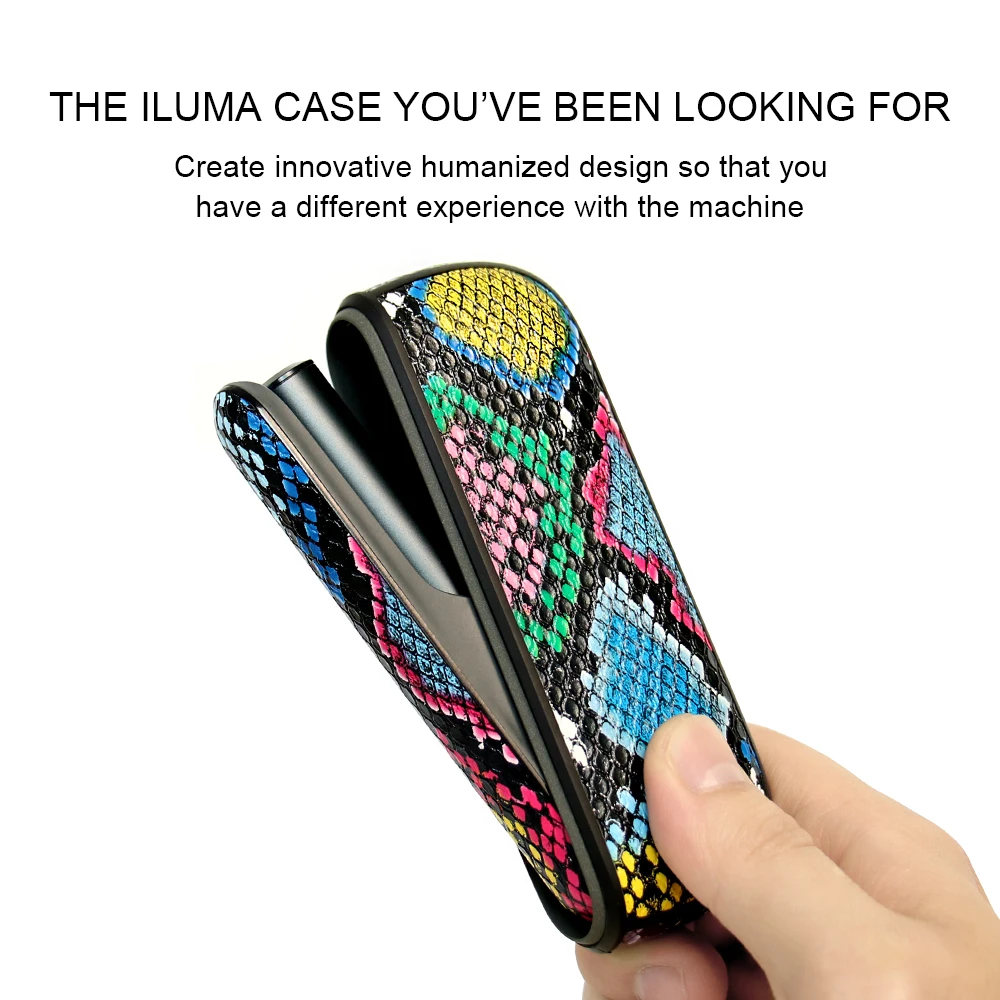 JINXINGCHENG Shockproof Side Cover Shell for IQOS ILUMA Case Holder for ICOS ILLUMA Pouch Protection Accessories