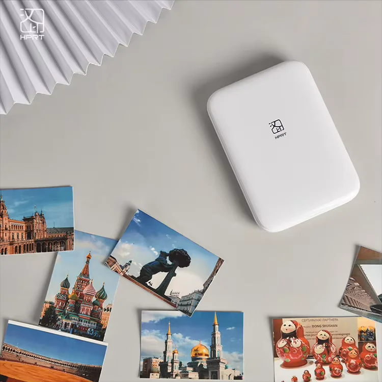 MT53 Color Photo Wifi Printer Mini Portable Mobile Handheld Pocket Bluetooth Printing Machine 2x3 inch Zink Sticky-Backed Paper image 2