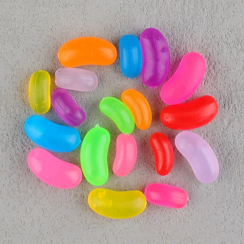50 قطعة قوس قزح لينة هلام السكر الخرز مضحك DIY بها بنفسك اكسسوارات الديكور ديكور مصغرة الحرفية حديقة الجنية حلية