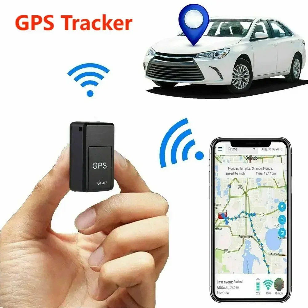 Mini GF-08 GPS Car Tracker Anti-lost Locator Device Vehicle Real Time Tracking Recording Magnetic Mount SIM Message Positioner