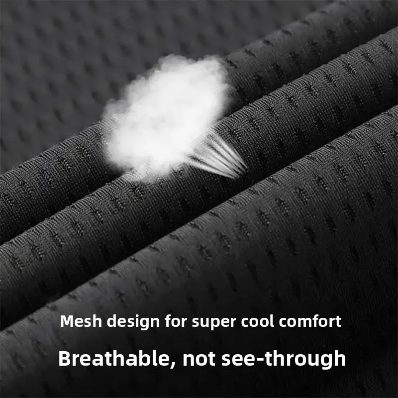 Ice Silk Pants for Men Summer Construction Workwear with Zipper Pockets Wear Resistant Labor Protection Straight Leg Trousers