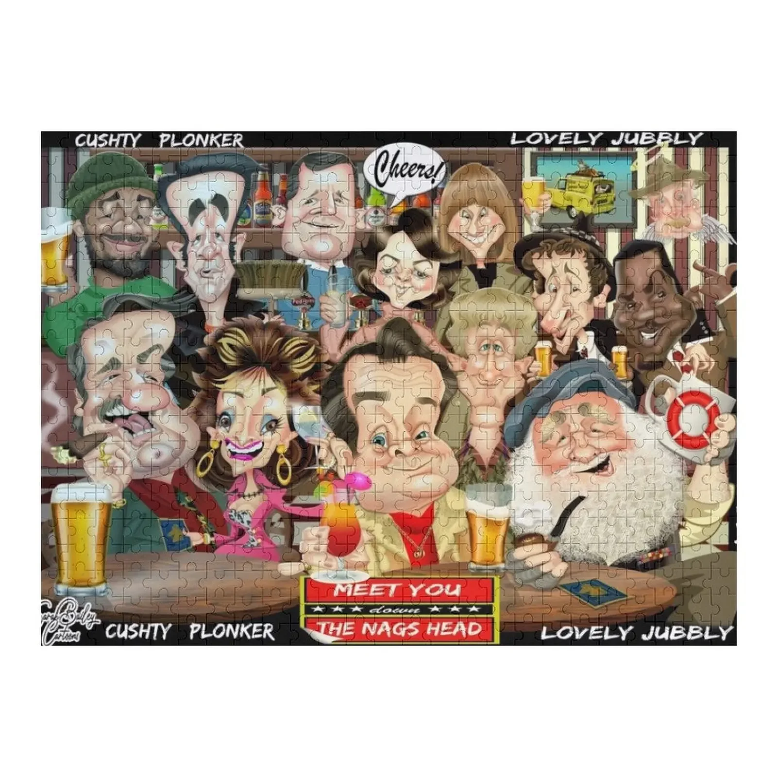 

Down the Nags Head Collective Jigsaw Puzzle With Photo Customized Kids Gift Personalized Kids Gifts Puzzle