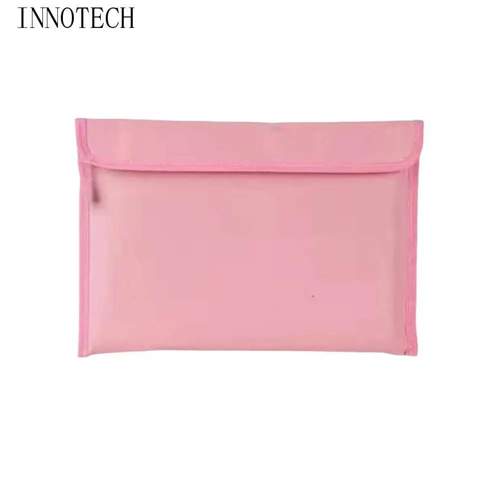 กระเป๋าเอกสารกันไฟแบบมีซิป กระเป๋าเอกสารกันน้ำ สองชั้น ป้องกันไฟ แฟ้มเอกสารขนาดใหญ่ ความจุ S/M/L