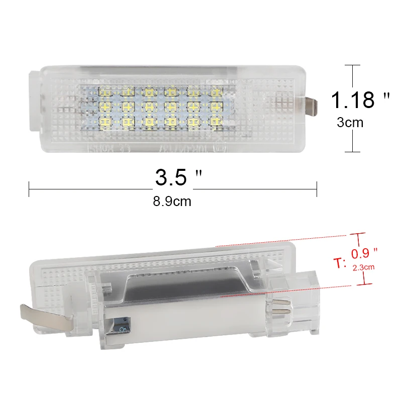 For Volkswagen GOLF 5 6 7 7.5 Golf Variant Plus Sportsvan Bright White LED Trunk Boot Luggage Compartment Light Lamp