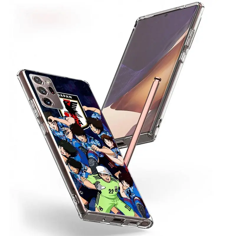 Captain Tsubasa Anime Case Phone Cover for Samsung Galaxy S24 Ultra S23 Plus S22 + S21 S20 FE S10E S10 S9 S8 S7 Edge Trend Funda