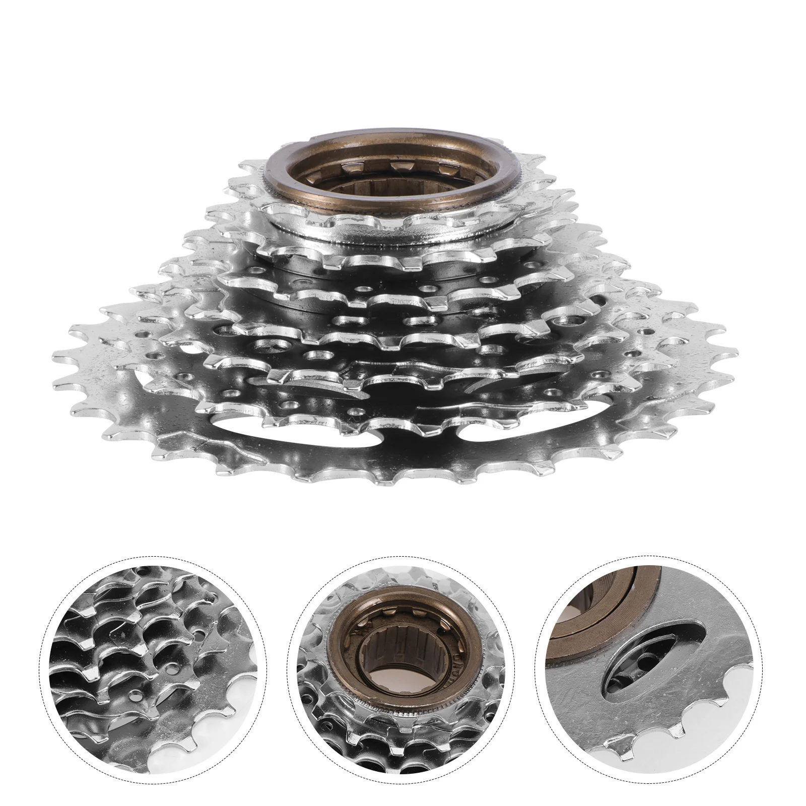 

7 Speed Nickel Plated Cassette Sprocket for Mountain Bike Reliable Shifting Long Lasting 7 Cassette