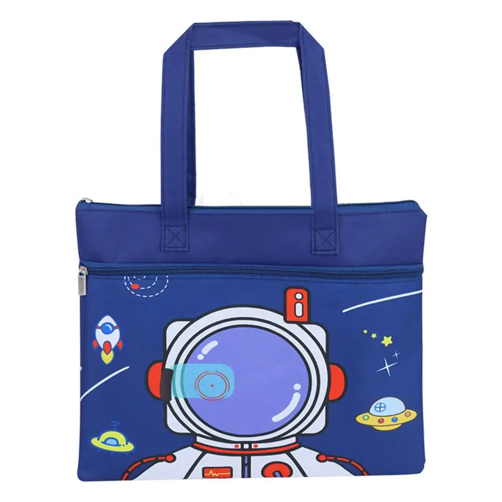 File Holder  Simple Oxford Cloth File Storage Bag  Stain-resistant File Storage Pouch