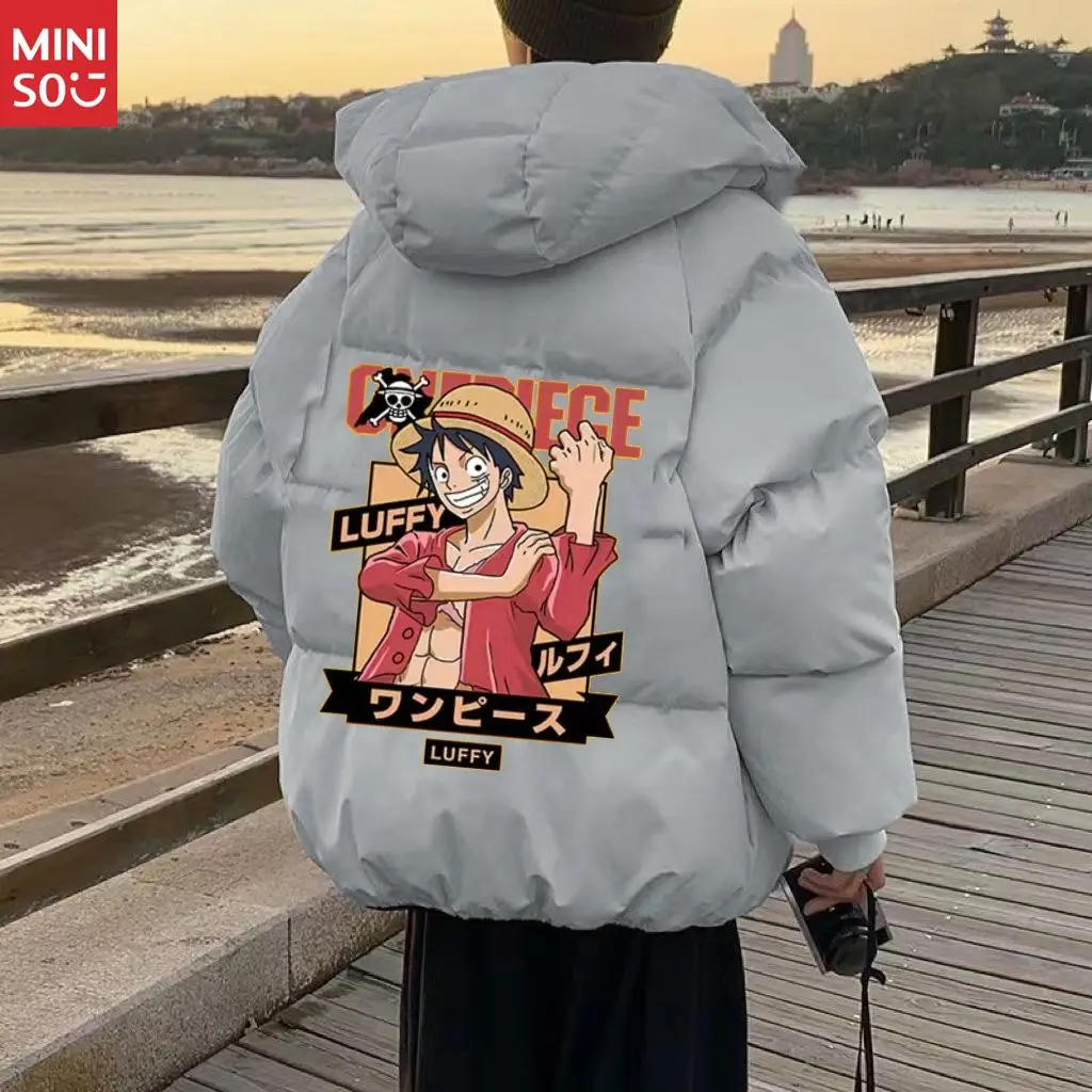 قطعة واحدة مقنعين سترة قطن الرجال الشتاء سميكة العصرية الملابس المبطنة بالقطن النسخة الكورية العصرية سترة مبطنة بالقطن #2