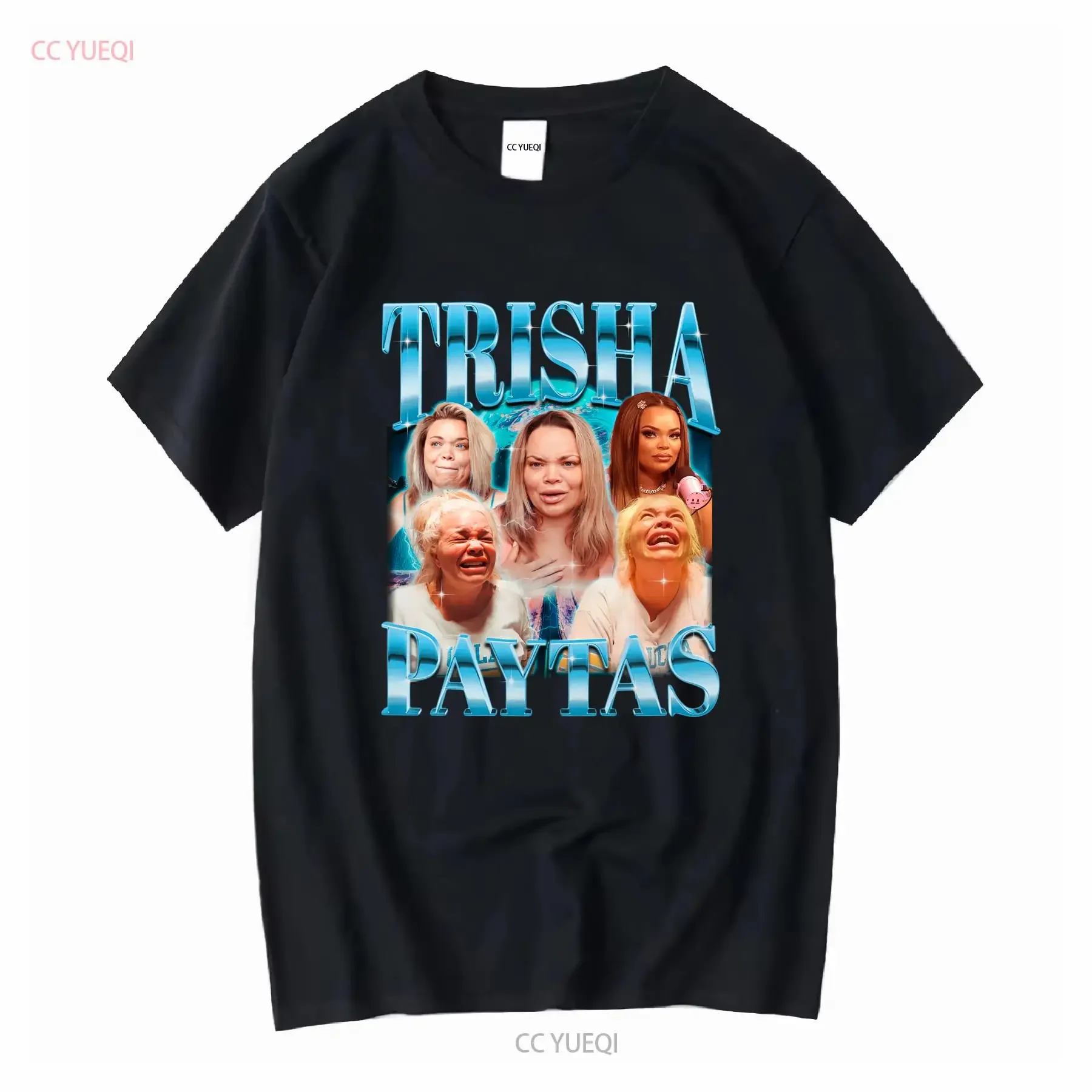 retro trisha paytas shirt sweaT T homage trish vintage Washed Unisex Stylish Soft Breathable fashion homme
