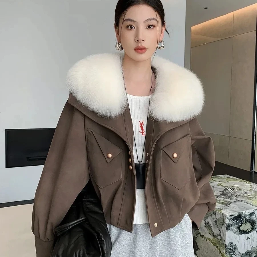 Women Down Clothes Winter Autumn Fashion Girls Imitation fur Thicken Jacket Parka Coat Warm Women's Overcoat Snow Windcoat