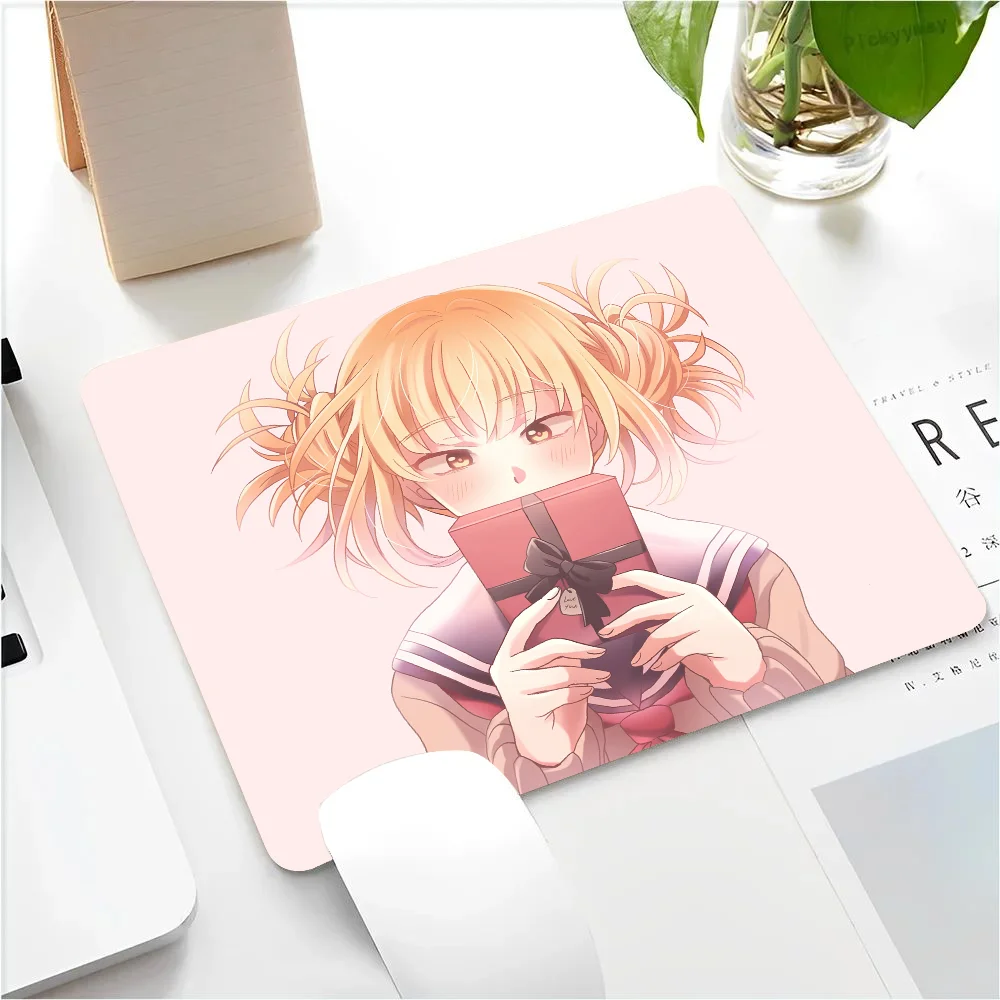 Himiko Toga My Hero Academia Japanese Anime Mousepad Small LockEdge Mouse Pad For Gamers Computer Desk Pad Anti-slip Rubber