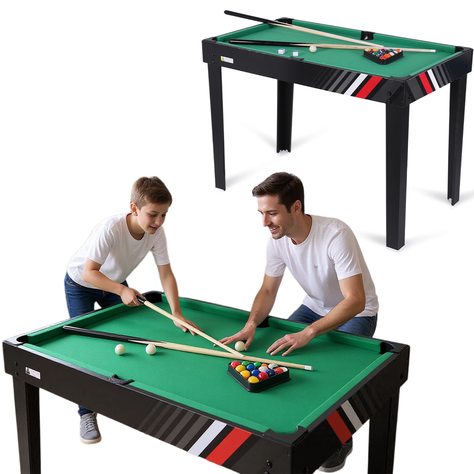 

4-In-1 Combo Game Table Set Wear Resist Different Convert Tables Game Multifunction Gaming Table for Friends and Family Playing