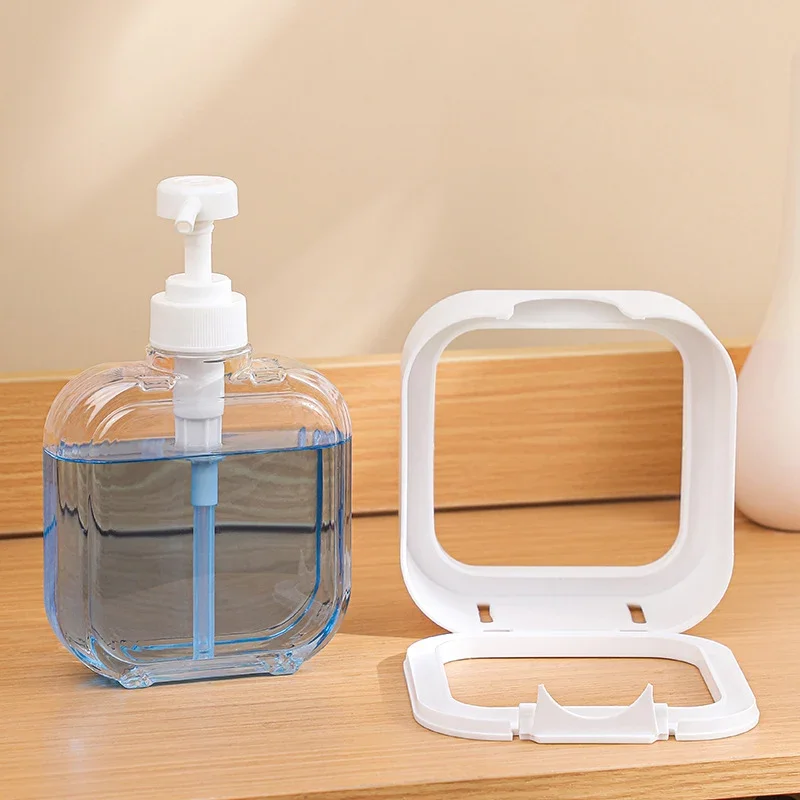 300/500ml Bathroom Soap Dispensers Refillable Lotion Shampoo Shower Gel Holder Portable Travel Dispenser Empty Bath Pump Bottle