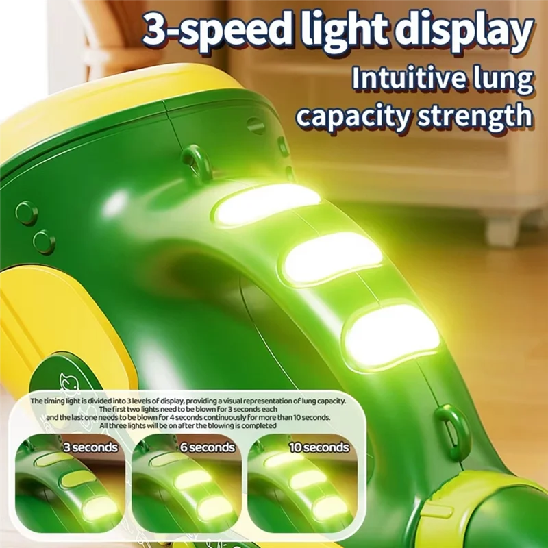 B29C-Kids Musical Blow Horn With 30 Animal Sounds Sound Amplifier Toy For Lung Capacity&Fun Play Birthday Gift