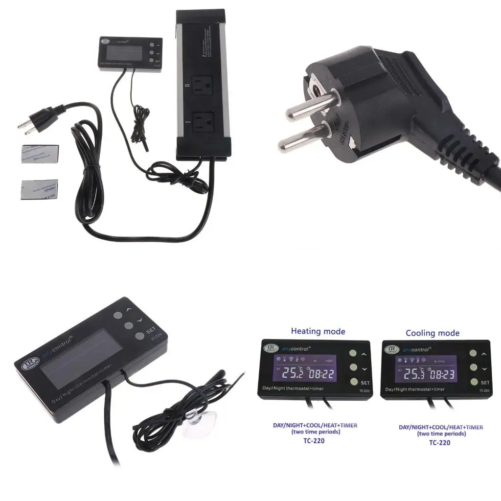 

Digital Vivarium Thermostat Day/Night Lighting & Heating Controller high quality